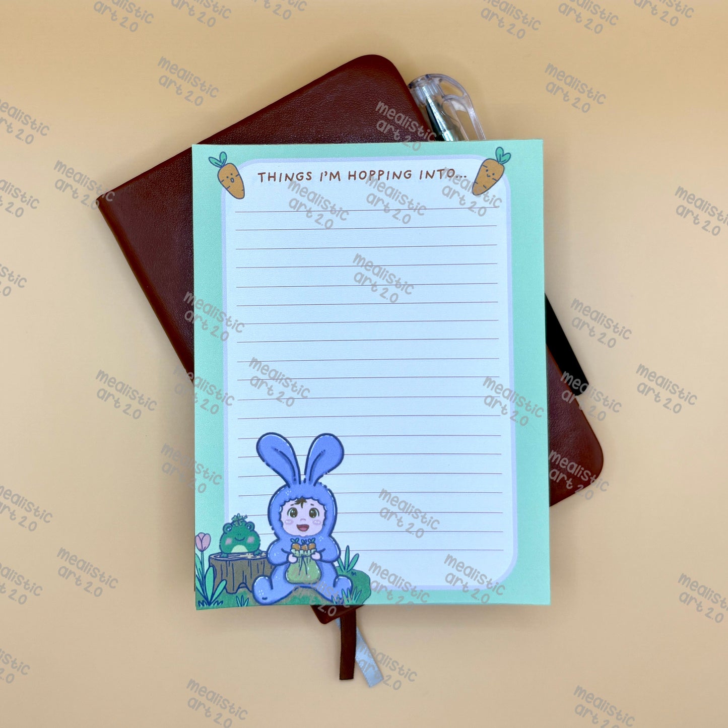 Cozy Spring Days Notepads | Art & Friends Collection
